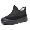 Winter New Women'S Thickened Cotton Shoes With Fleece Lining For Warmth And Anti-Slip Durable Bottom; Free Shipping