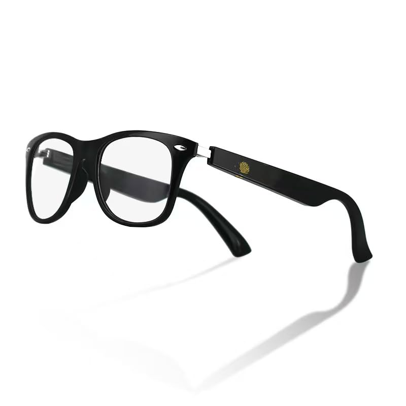 

Latest Smart Glasses Vision Hearing UV Bluetooth Smart Interchangeable Prescription Lenses Wireless CD 3D Surround USB Lightweight Design Light