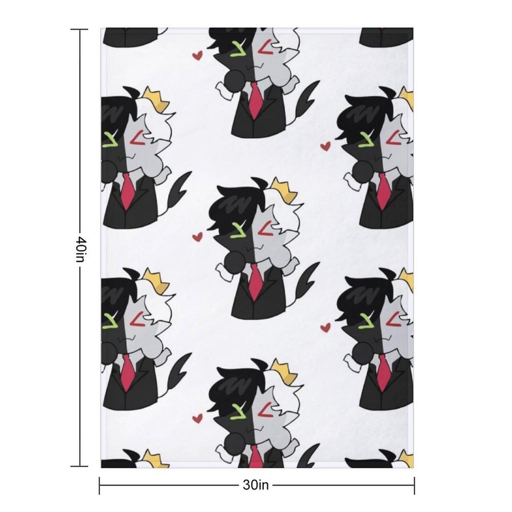 Ranboo Throw Blanket warm for winter funny gift Flannel Fabric Softest Blankets