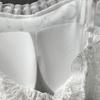 Lace Camisole: Backless, Hollow, Pleated, Elastic, Mid-Length, Strapless Bandeau for Women's Inner & Outer Wear.
