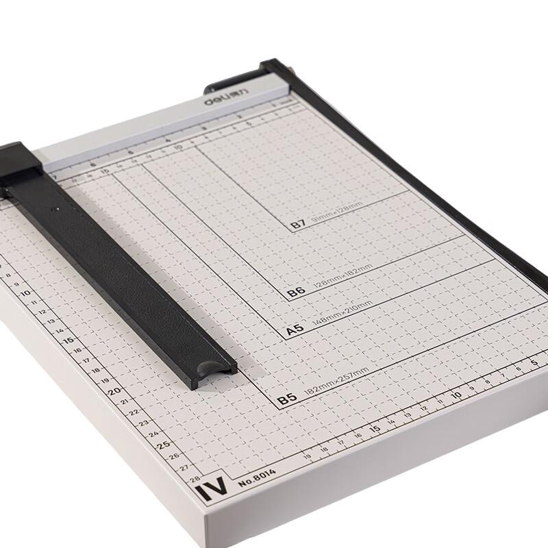 Deli A4 Steel Paper Cutter 8014 CN plug (adapter included)