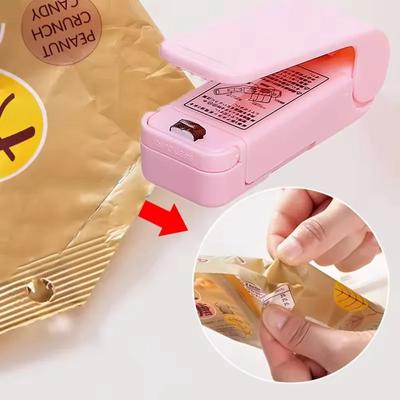 Vacuum Food Sealer Plastic Bag Mini Packaging Machine Portable Plastic Sealer Food Storage Snack Vacuum Sealer (no Battery)