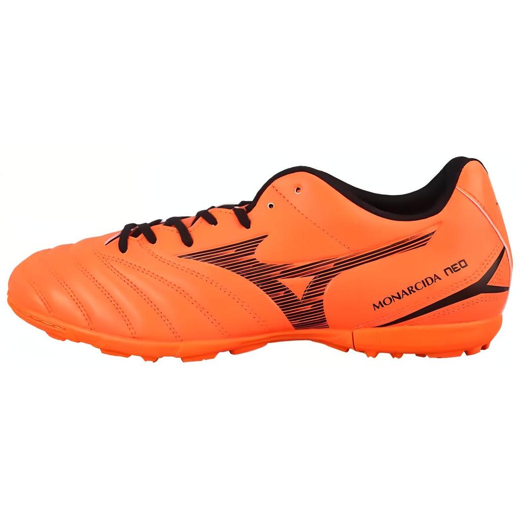 Mizuno Monarcida Comfortable Breathable TF (Rubber Studs) Shock Absorbing Non-Slip Durable Soccer Shoes Men Soccer Shoes Orange P1GD242514
