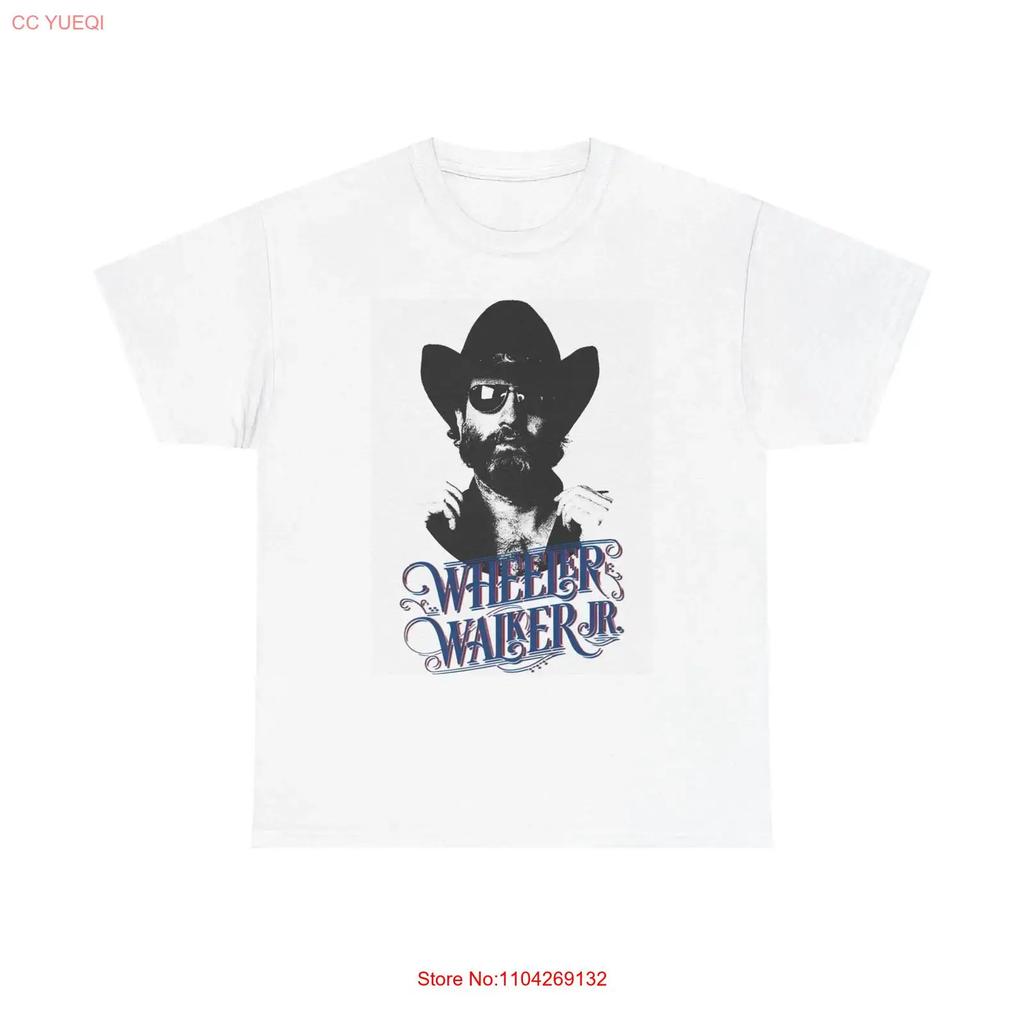 Wheeler Walker Jr Funny T Shirt Country Music Heavy Cotton Vintage Soft Graphic Versatile Breathable Slightly Streetwear