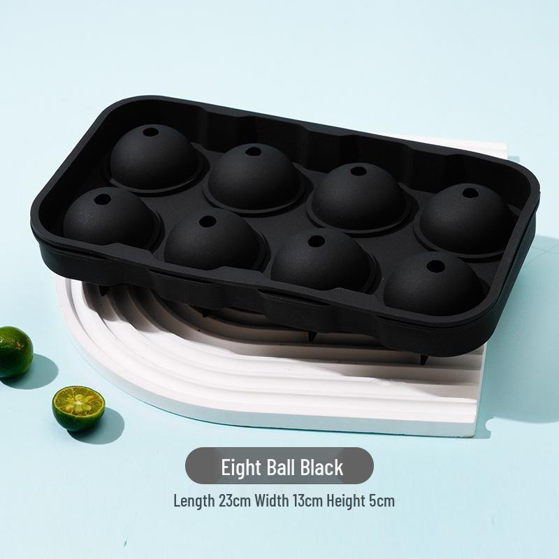 Square Silicone Ice Cube Tray with Lid - Small, Food-Grade Kitchen Ice Mold