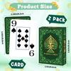2 Pack Playing Cards | Large Print Playing Cards | Easy to Shuffle, Premium Poker Cards for Card Games Family Game Night Table M