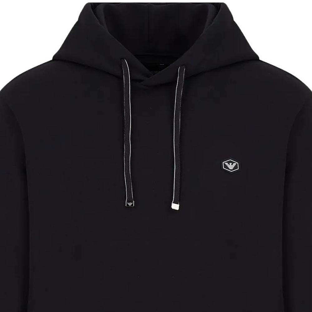 Emporio Armani Hooded Sweatshirt with Micro Logo Patch 8N1MD01-JHSZ1-0920