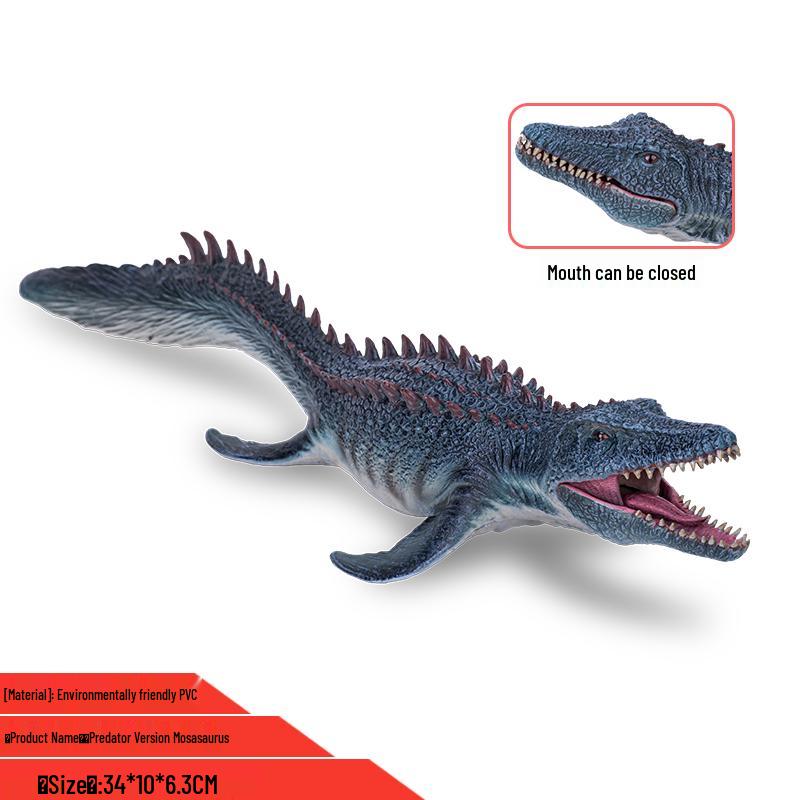 Dinosaur & Ancient Marine Life Model Toy Set: Mosasaur & Dunkleosteus