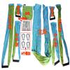 Aerial Yoga Hammock With Locking Carabiners Nylon Anti-Slip Suspension Strap Inversion Therapy Fitness Training