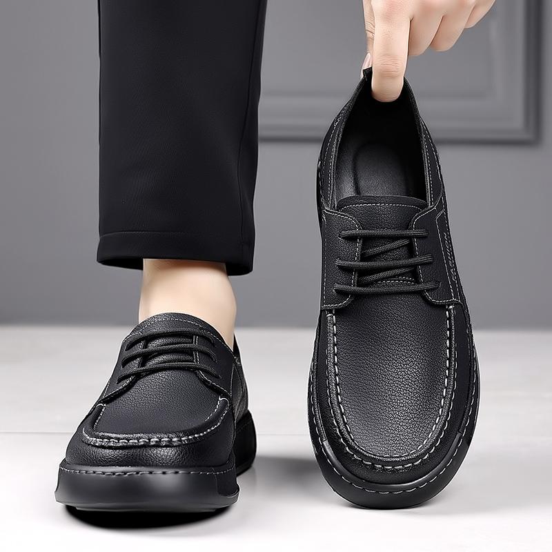 Fashion Men Non-slip Walking Shoes New Classics Men's Skate Footwear Lace-Up Mens Casual Flats Leather Student Sport Casual Sneakers