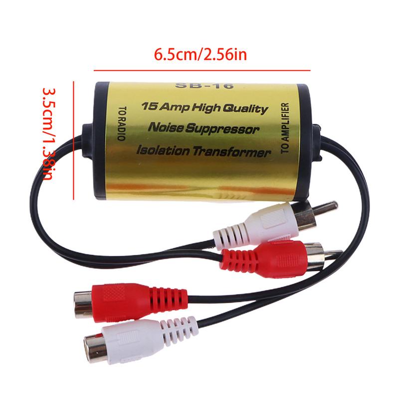 Noise Isolator For Car Audio Audio Amplifier Car Noise Filter Audio Hum Eliminator Noise Suppressor Reducer Ground Loop Isolator