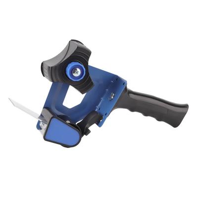 Hvy Duty Tape Dispenser Cutter with Metal Fuselage, Stainless Steel Teeth Transparent Baffle for Sling Moving Boxes Warehouses or General Packing