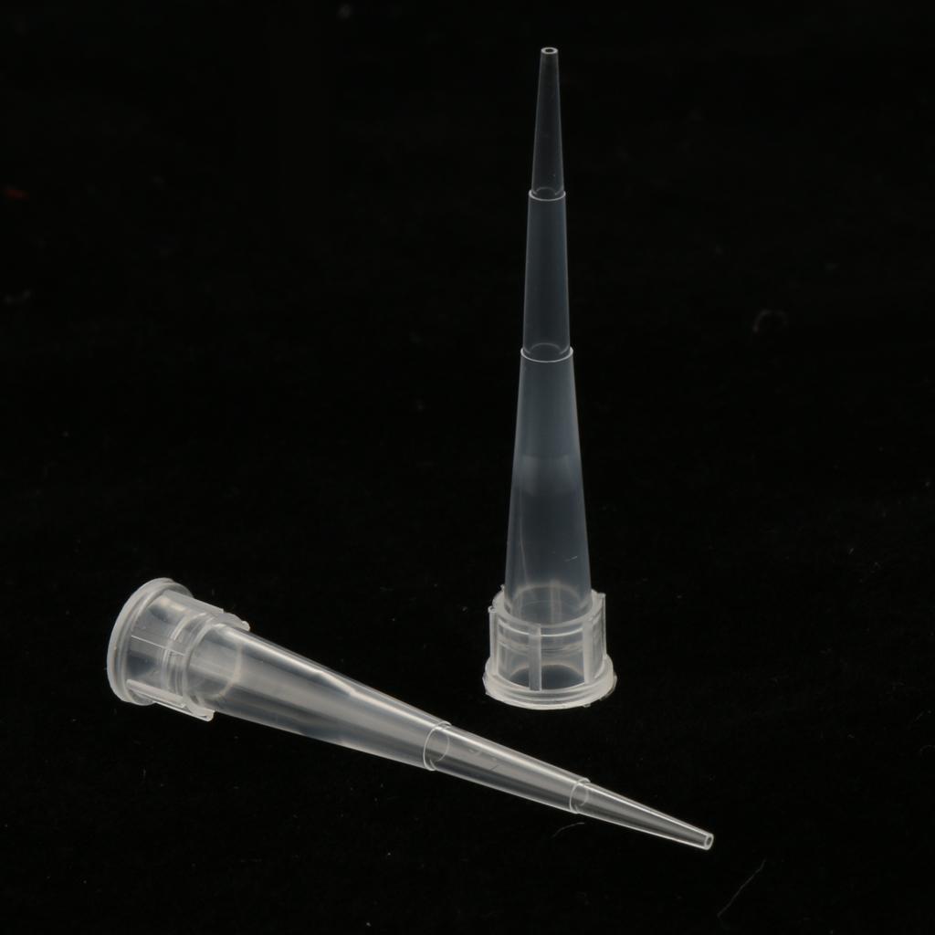 1000 Pieces 10 uL Pipette Tips for Pipettor, universal