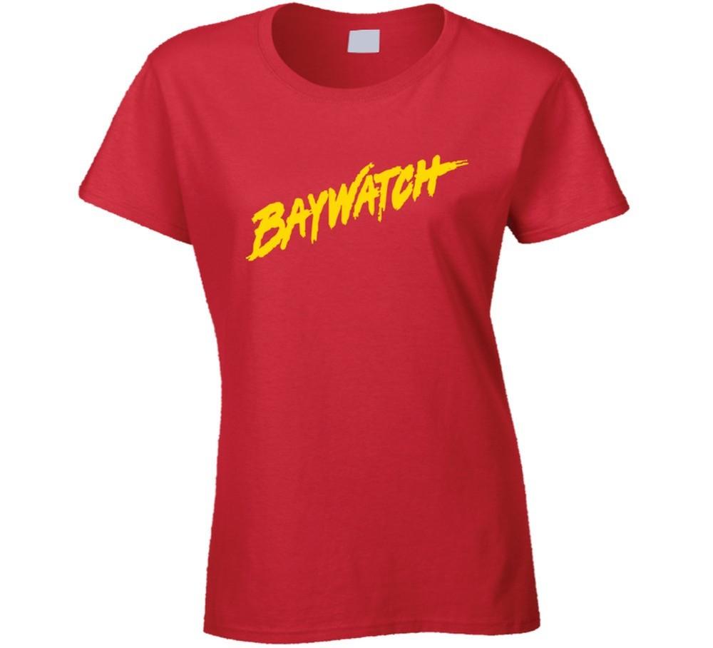 Baywatch Tv Show T Shirt Cool  Halloween Costume Ladies T Shirt Unisex T-Shirt M