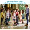 Number Stickers for Classroom - 36PCS Line up Spots for Classroom Floor 1-30 Vinyl Floor Dots Decals Back to School Kindergarten Preschool Elementary