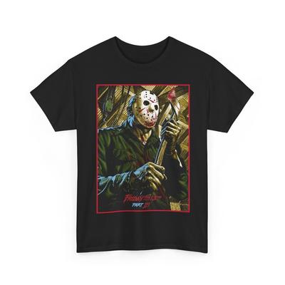 Friday The 13th Part 3 Movie T Shirt Unisex Heavy Cotton Tee Unisex T-Shirt