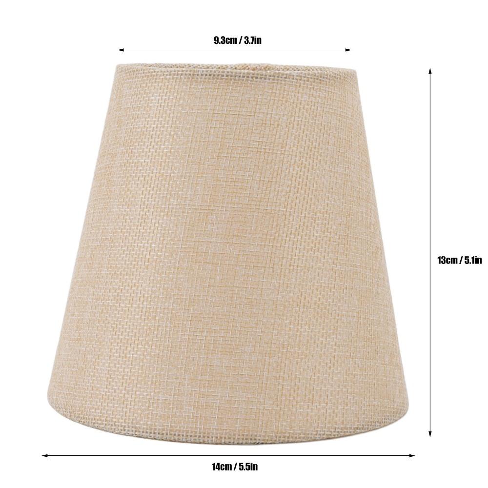 6PCS Clip On Design Lamp Cover 5.1 Inch Height Small Lamp Shades Modern Lampshade  Indoor Lamp