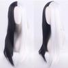 Black and White Cruella de Vil 101 Dalmatians Cosplay Wig