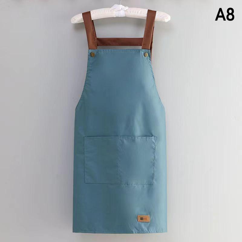 Odolná zástěra proti špíně Vodotěsná Velká kapsa Hotel Restaurace Kavárna Západní kuchyně Vaření Cukrářství Pracovní oblečení Zástěra