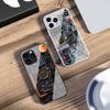 Mechanical device black For IPhone 16 Pro Max 15 Pro 14 13 12 Mini 11 XS Max XR 7 8 Plu SE 2022 Tempered Glass Phone Case