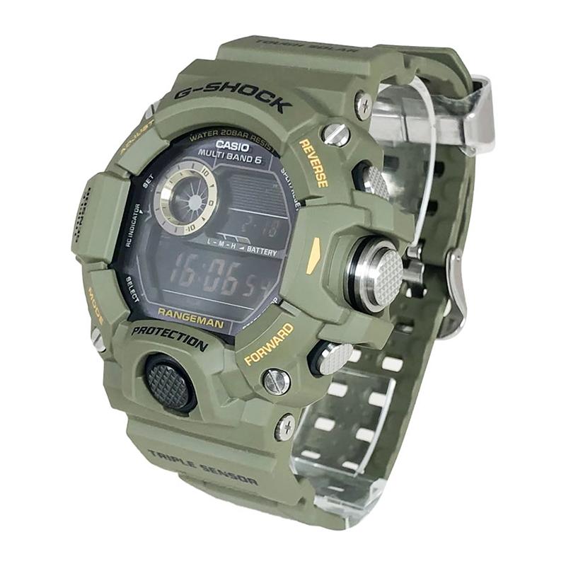 Casio G-SHOCK RANGEMAN Themenreihe Frogman Green Cat Man LCD-Anzeige umgekehrt dreidimensionales Zifferblatt Sport wasserdicht Quarzwerk GW-9400-3
