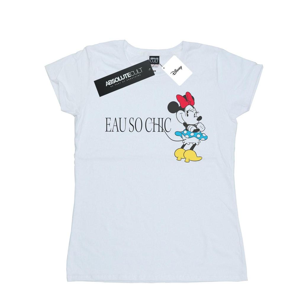 Disney Womens/Ladies Minnie Mouse Eau So Chic Cotton T-Shirt