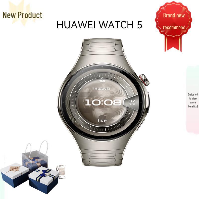 

Huawei WATCH 5 46mm Titanium Smartwatch (CN version)