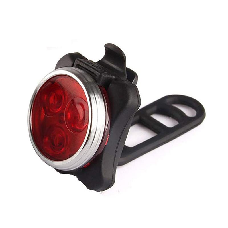 Usb Rechargeable Bike Light Set,Super Bright Front Headlight And Rear Led Bicycle Light,650Mah ,4 Light Mode Options