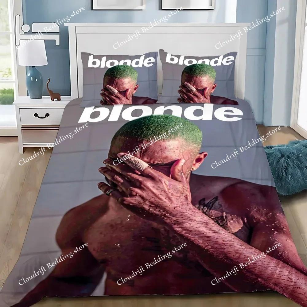 Frank Ocean Bettbezug Kissenbezug Musik Blond Bettwäsche Set Erwachsener Junge Mädchen Schlafzimmer Dekoration Kinder Einzel Doppel Groß