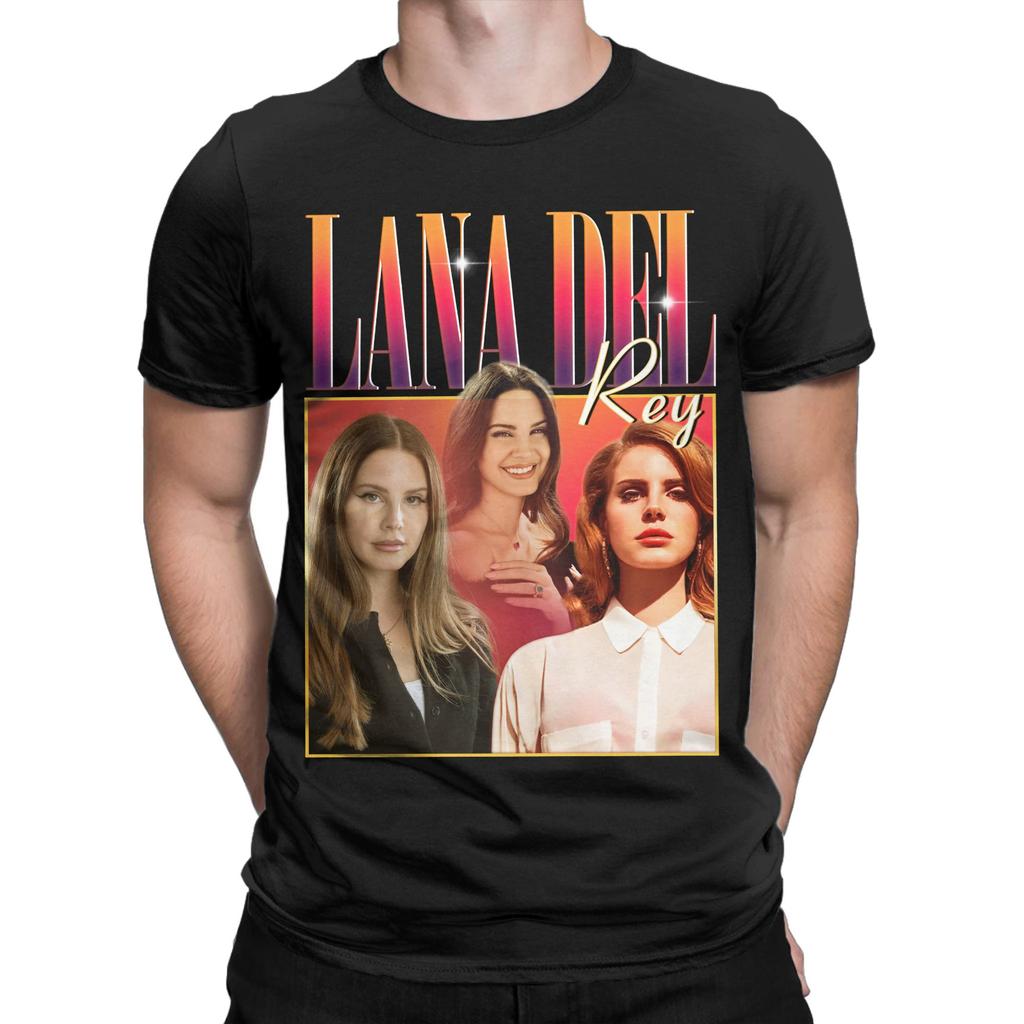 Herren Lana Del Rey Young And Beautiful T-Shirts Baumwollkleidung Lustiges Kurzarm Rundhals-T-Shirt Sommer T-Shirt