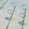 Thickened Double Loop Vertical Fishing Rod Holder with Ground Plug
