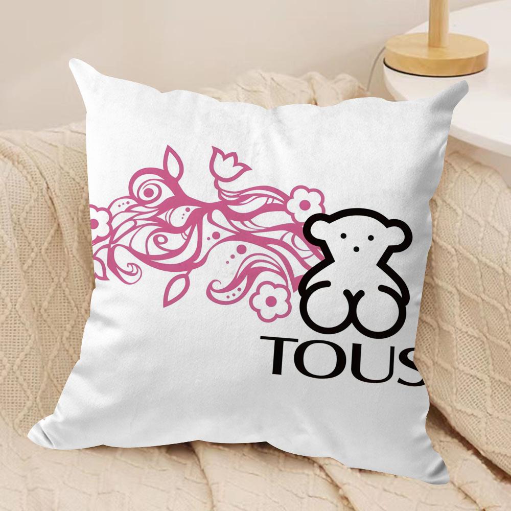 Fashion TTTousLuxury Cushion Cover Silky Short Plush Invisible Zipper Dustproof Sofa Pillow Case For Home Decor