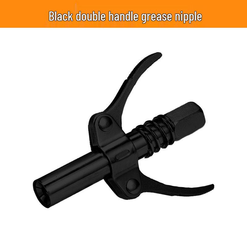High-Pressure Self-Locking Grease Gun Nozzle with Pliers-Type Head