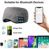 Bluetooth Eye Mask, Sleep Eye Mask with Adjustable Strap, Sleep Mask with Headphones for Side Sleepers Insomnia Travel Yoga Nap Gifts for Women Men (