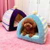 Cozy Mushroom Pet Tent: Warm Semi-Enclosed Indoor Bed for Cats and Dogs