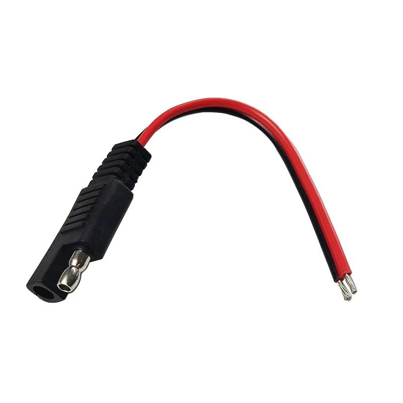 5PCS 15CM SAE 2 Pin Quick Connector Disconnect Plug 14AWG SAE Extension Cable Wire Harness for Motorcycle Solar Panel Connector