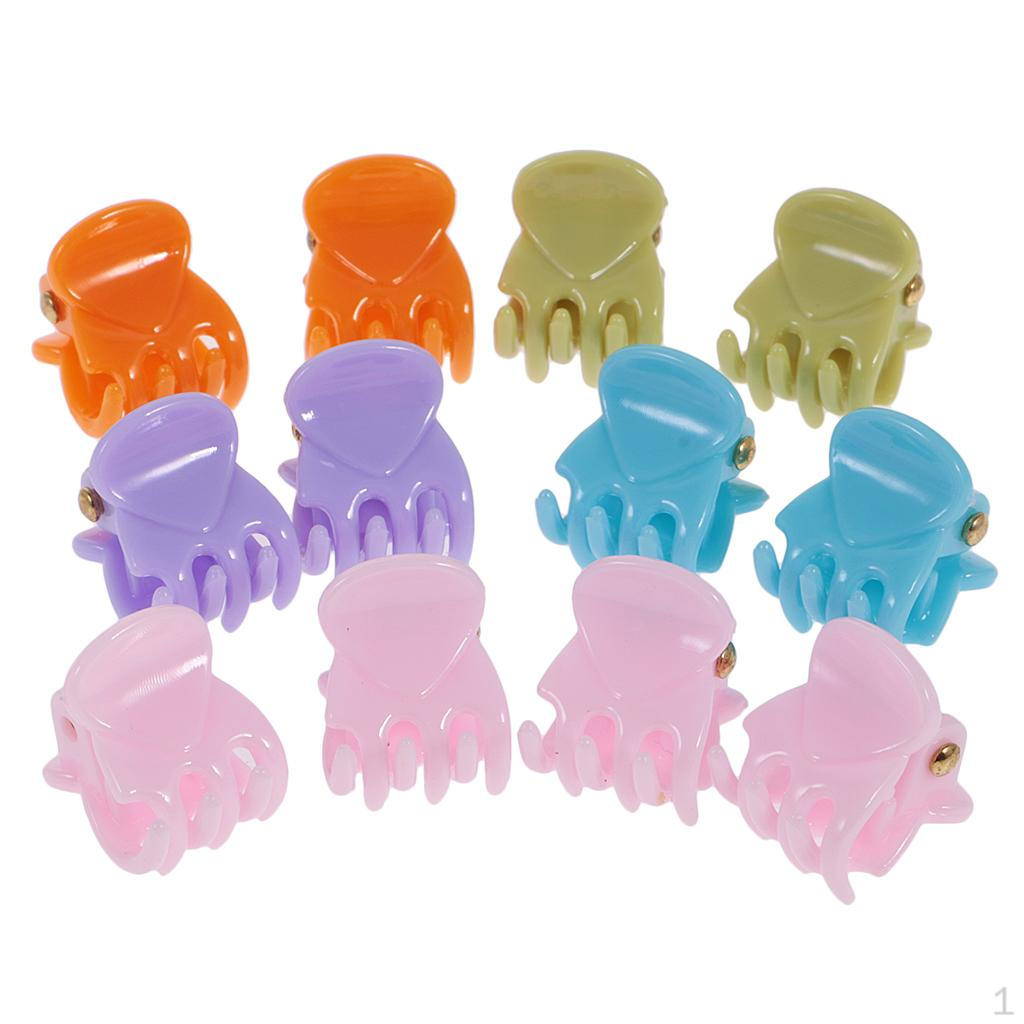 12 Pcs Hair Clip Jewelry Pin Claws Clips Pincers 4