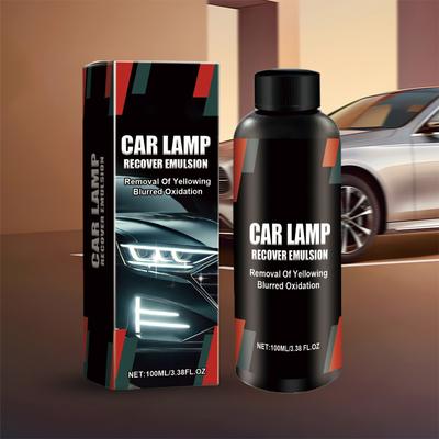 Polierpaste zur Wiederherstellung von Autoscheinwerfern, Mittel zur Autolackpflege, Aufbereitungsmittel, Paste zur Entfernung von Kratzern bei Autoscheinwerfern, 100 ml