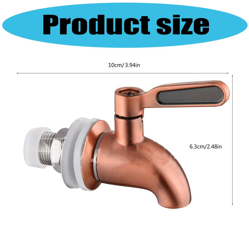 Kran ze stali nierdzewnej do beczek na wino i piwo Łatwa instalacja Uniwersalny pasuje Odporny na wycieki Regulacja przepływu Kran