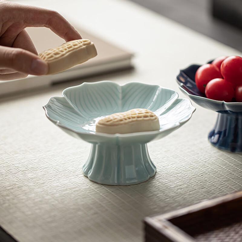 Chang Baosen New Chinese Style Ceramic Lotus Snack Plate