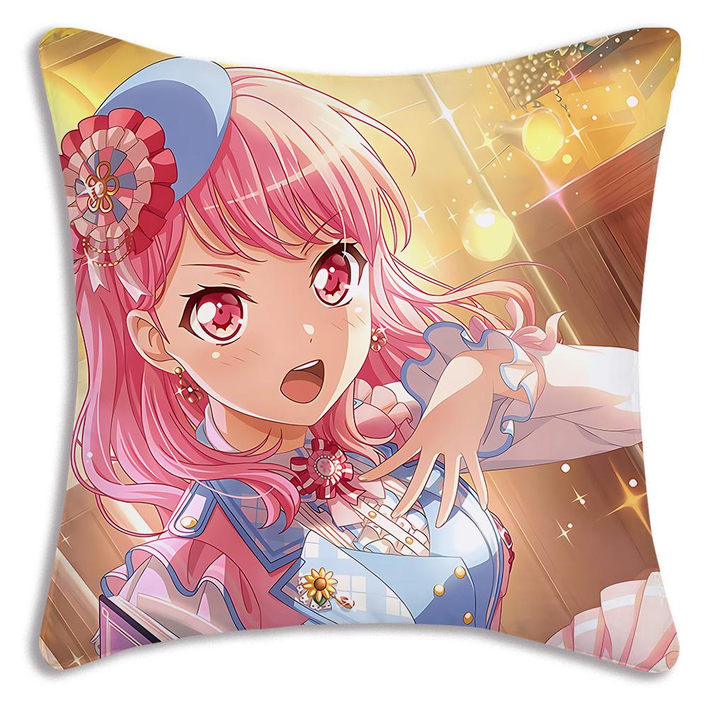 Pillow B-BangS Anime D-DreamS Covers Cartoon Sofa Decorative Home Double-sided Printing Short Plush Cute Cushion Cover