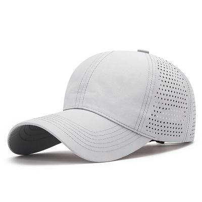 Quick-drying Perforated Baseball Cap Sun Protection Soft Top Breathable Sports Face Small Baseball Cap