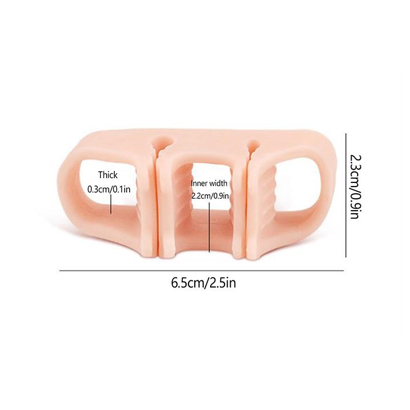 1Pair Silicone Gel Thumb Corrector Bunion Foot Toe Hallux Valgus Protector Separator Finger Straightener Adjuster Foot Care Tool