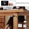 Removable Light Line Holders with Adhesive Mounting Transparent Plastic Clip for No Damage Installation for Indoor