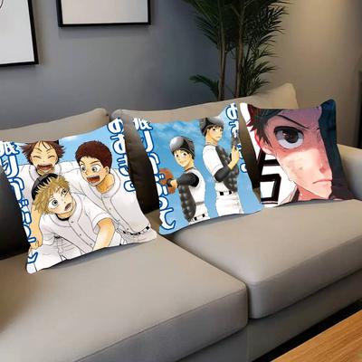 Heißer Manga O-Oofuri Kissenbezug Modischer quadratischer Kissenbezug Schlafzimmer Sofa Raum Ins Dekoration Freizeit