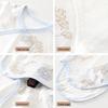 Bamboo Fiber Baby Jacquard Short Sleeve Summer Bodysuit Romper