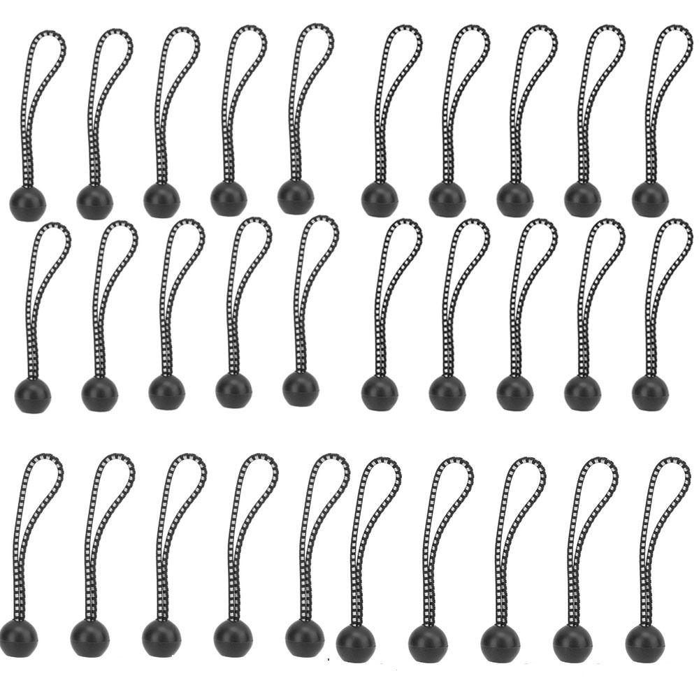 30Pcs Nylon Ball Bungee Cords 6 Inch Heavy Duty Bungie Cord Durable Elastic String  Camping