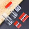 10pcs  Adhesive Clear Hinges with High Load Bearing Capacity Invisible Acrylic Hinges Set for Furniture & Cabinetry