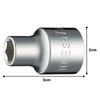TONE Socket Drive Angle Width Across Flats 7mm (Hexagonal) 3S-07 9.5mm (3/8")