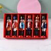 Nutcrackers Hanging Ornament Figures Christmas Mini Wooden King Soldier Puppet